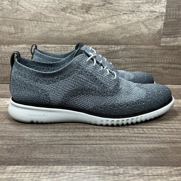 Cole Haan Other - Cole Haan Zerogrand Stitchlite Wingtip Oxfords Gray Mens US Size 9 C27565 Shoes